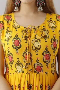 Stylish Yellow Viscose Rayon Kurta For Women-thumb3