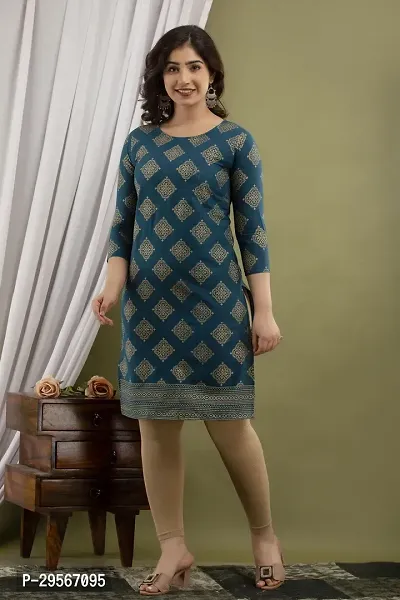 Fancy Cotton Printed Kurtas For Women-thumb3