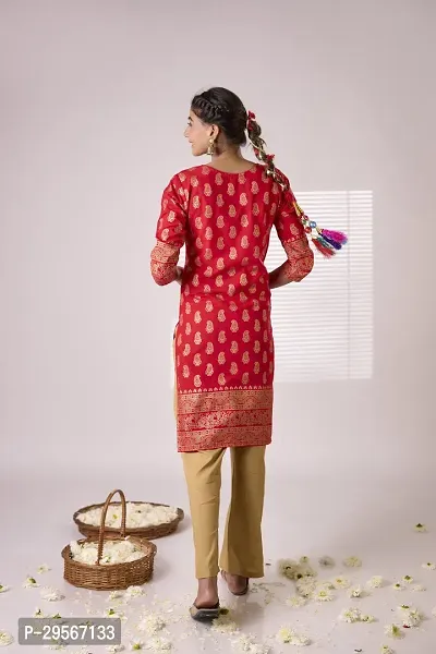 Fancy Cotton Printed Kurtas For Women-thumb2