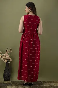 Stylish Maroon Viscose Rayon Kurta For Women-thumb1