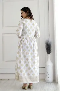 Stylish White Viscose Rayon Kurta For Women-thumb1