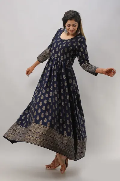 Attractive Rayon Anarkali Kurta For Women