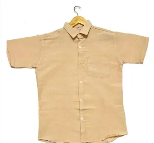 Reliable Blend Short Sleeves Casual Shirt For Men