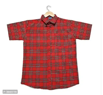 Fabulous Khadi Cotton Checked Short Sleeves Casual Shirts For Men