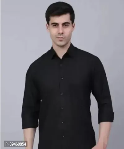 Fabulous Khadi Cotton Solid Long Sleeves Casual Shirts For Men-thumb0