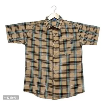 Fabulous Khadi Cotton Checked Short Sleeves Casual Shirts For Men