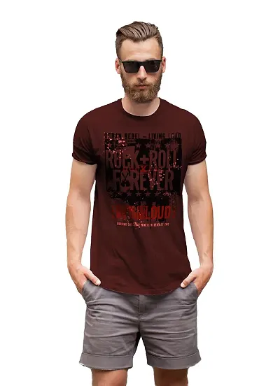 DBees Urban Rebel | Round Neck Cotton Tshirt for Men