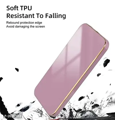 AAA Stars Creation Colored Chrome Back Case Cover for Vivo Y19 |Soft Case | Raised Edges | Anti-Shock | Camera Lens Protector | (Purple)-thumb3