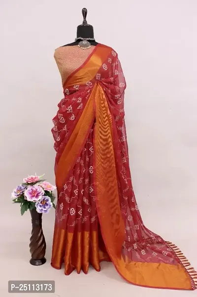 Fancy Printed Georgette Daily Wear saree For women-thumb0