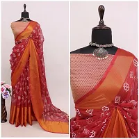 Fancy Printed Georgette Daily Wear saree For women-thumb1