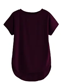 Fabricorn Combo of Plain Color Stylish Up and Down Cotton Tshirt for Women-thumb4