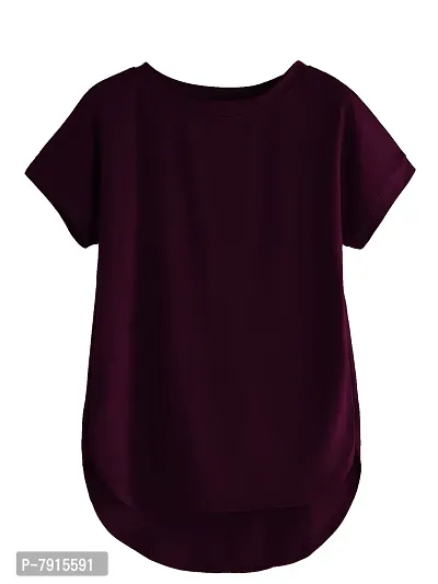 Fabricorn Combo of Plain Color Stylish Up and Down Cotton Tshirt for Women-thumb5