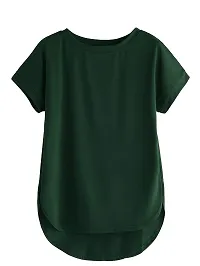 Fabricorn Combo of Plain Color Stylish Up and Down Cotton Tshirt for Women-thumb2