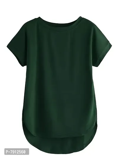 Fabricorn Combo of Plain Color Stylish Up and Down Cotton Tshirt for Women-thumb3