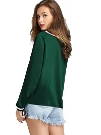 Fabricorn Combo of Cotton Turtle Neck and V Neck Full Sleeve Tshirt for Women (Pack of 2)-thumb3