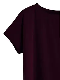 Fabricorn Combo of Plain Color Stylish Up and Down Cotton Tshirt for Women-thumb4