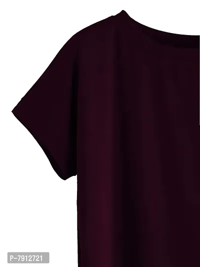 Fabricorn Combo of Plain Color Stylish Up and Down Cotton Tshirt for Women-thumb5