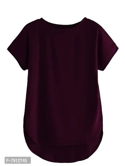 Fabricorn Combo of Plain Color Stylish Up and Down Cotton Tshirt for Women-thumb2