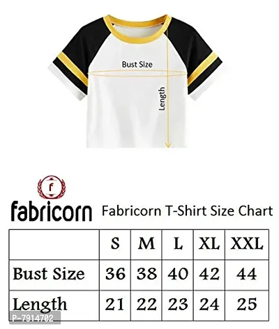 Fabricorn White Short Sleeve Stylish Round Neck Cotton Tshirt for Women (White)-thumb3
