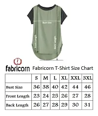 Fabricorn Cotton Maroon and Black Coloured Raglan Full Sleeve Up and Down Tshirt for Women-thumb4