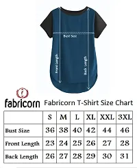 Fabricorn Cotton Maroon and Black Coloured Raglan Full Sleeve Up and Down Tshirt for Women-thumb4