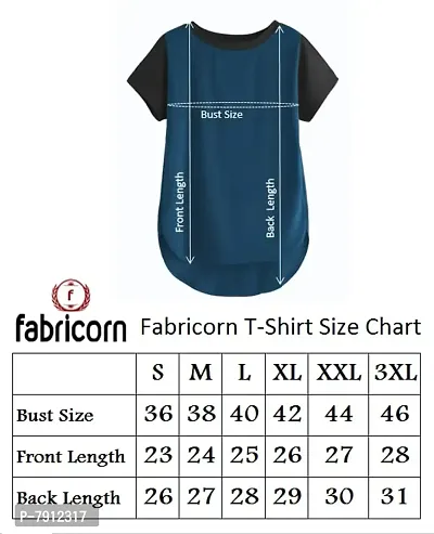 Fabricorn Cotton Maroon and Black Coloured Raglan Full Sleeve Up and Down Tshirt for Women-thumb5