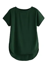 Fabricorn Combo of Plain Color Stylish Up and Down Cotton Tshirt for Women-thumb4