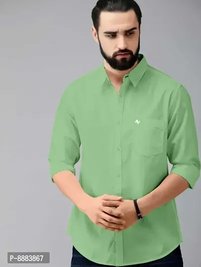 Trendy Men Cotton Casual Shirt-thumb0