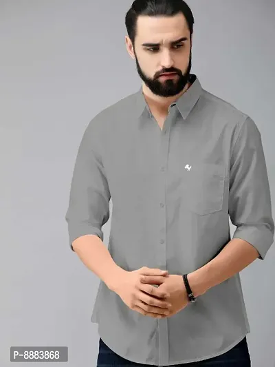 Trendy Men Cotton Casual Shirt