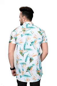 Men Cotton Blend Printed Casual Shirt-thumb2