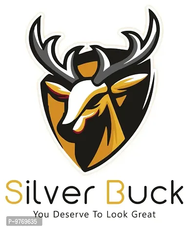 Silver Buck Men's Checkered Poly Cotton Fullsleeve Classic Collar Casual Shirt (Blue)-thumb3