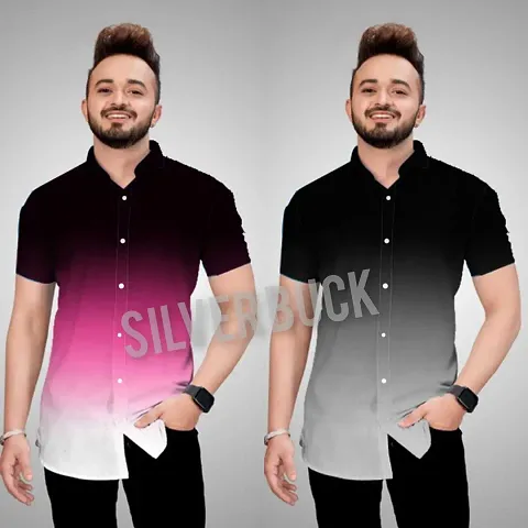 Must Have Cotton Blend Short Sleeves Casual Shirt 