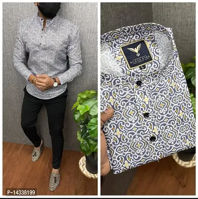 Stylish Fancy Cotton Blend Kurta For Men