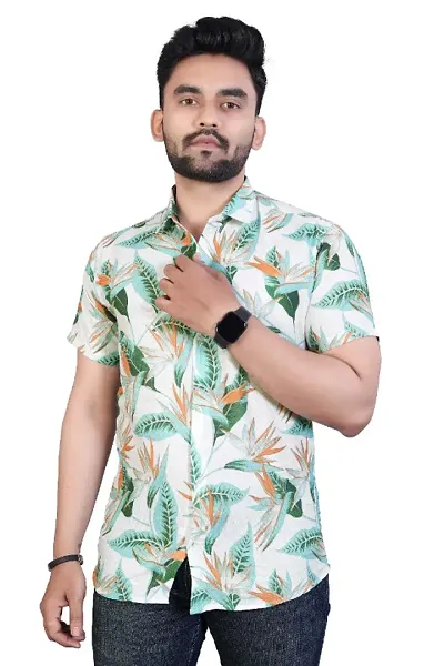 Trendy Cotton Party Wear Half Sleeve Shirts