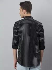 Stylish Cotton Blend Striped Casual shirt for Men-thumb3