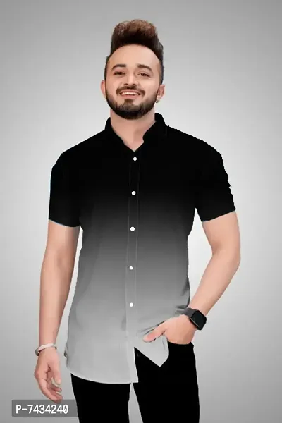 Classic Cotton Blend Solid Shirt For Men