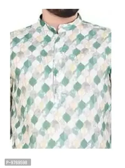 Silver Buck Men's Checkered Poly Cotton Fullsleeve Classic Collar Casual Shirt (Brown)-thumb3