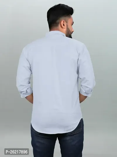 Fancy Cotton Mix Shirts For Men-thumb3