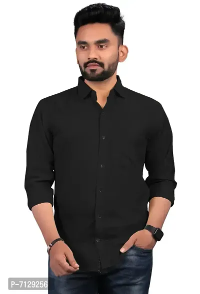 Men Cotton Blend Printed Shirt-thumb0