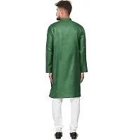 Seawind Men's Cotton Straight Kurta Pyjama Set (XXL (40), GREEN)-thumb1