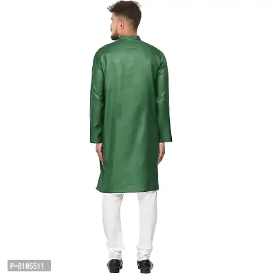 Seawind Men's Cotton Straight Kurta Pyjama Set (XXL (40), GREEN)-thumb2