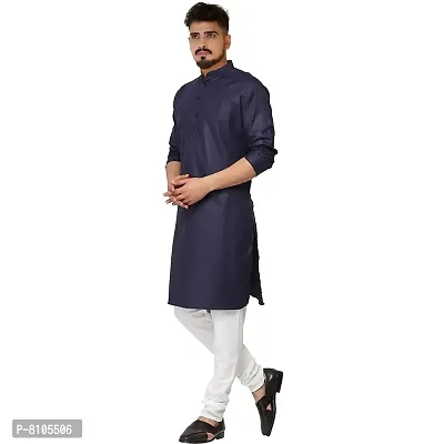 Seawind Men's Cotton Straight Kurta Pyjama Set-thumb3