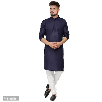 Seawind Men's Cotton Straight Kurta Pyjama Set-thumb0