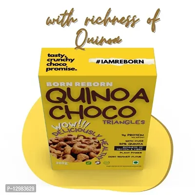 QUINOA CHOCO TRIANGLES - (300g)-thumb2