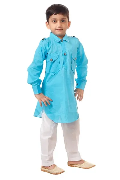 Boys Ethnic Kurta and Dhoti/ Pajama Set