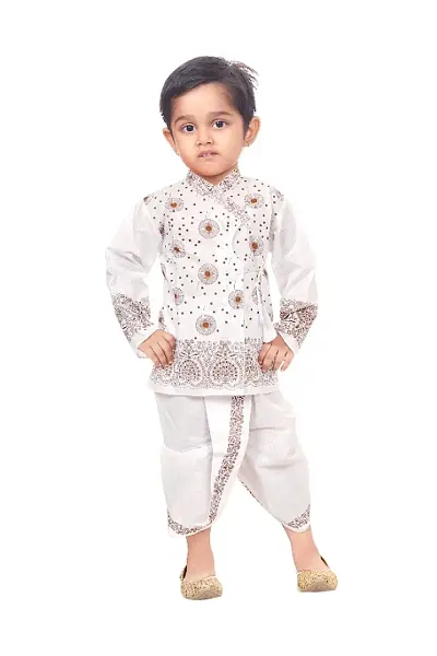 Boys Ethnic Kurta and Dhoti/ Pajama Set