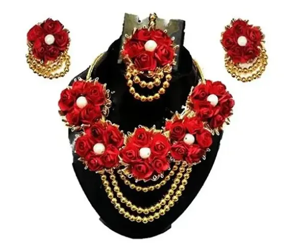 Crazy Trends Floral Jewellery Set (u14_d3)