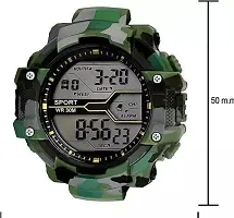 Premium Military Green Army Digital Sport Black Dial Sports Mens and Boys Watch-thumb1