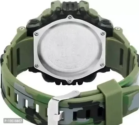 Premium Military Green Army Digital Sport Black Dial Sports Mens and Boys Watch-thumb3