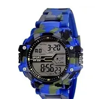 Digital Watch Shockproof Multi Functional Automatic Full Black Color Strap Waterproof Digital Sports Watch for Mens Kids Watch for Boys Watch for Men Pack of 1-thumb2